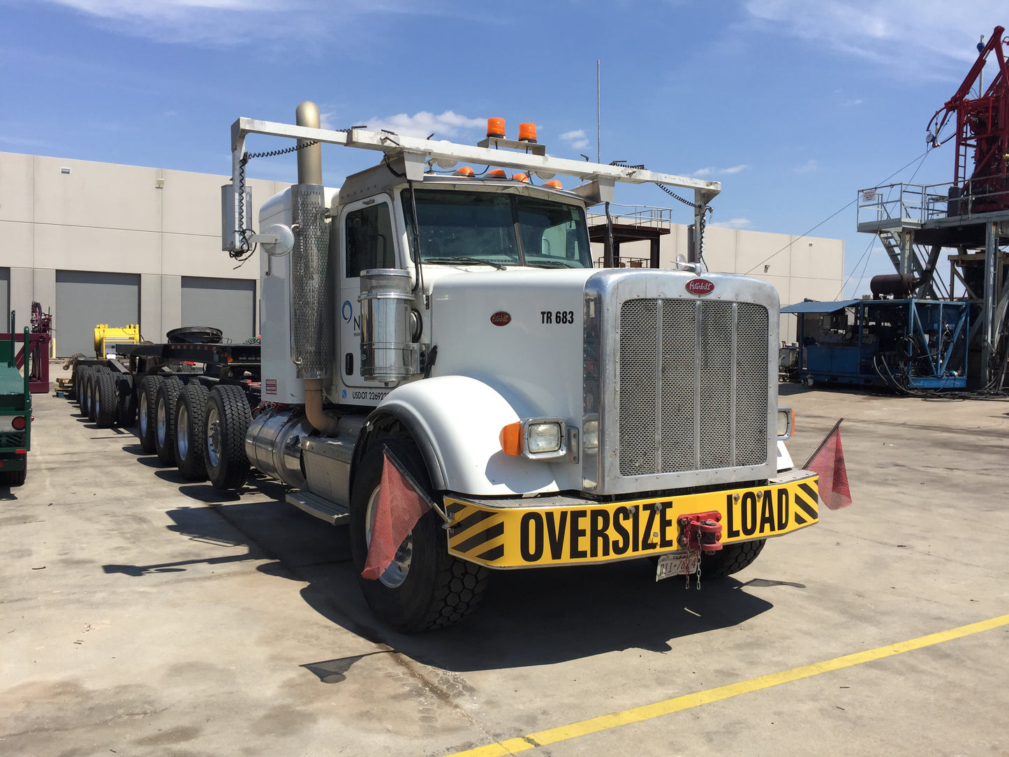 Peterbilt 12" High, Tow Hook w/No License Plate