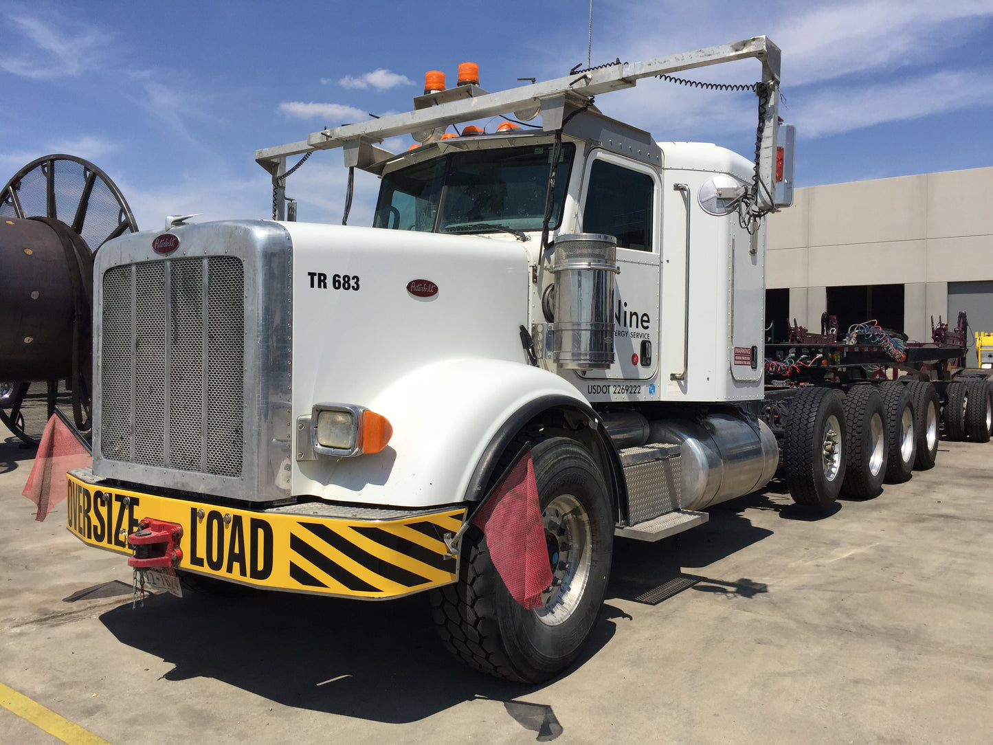 Peterbilt 12" High, Tow Hook w/No License Plate