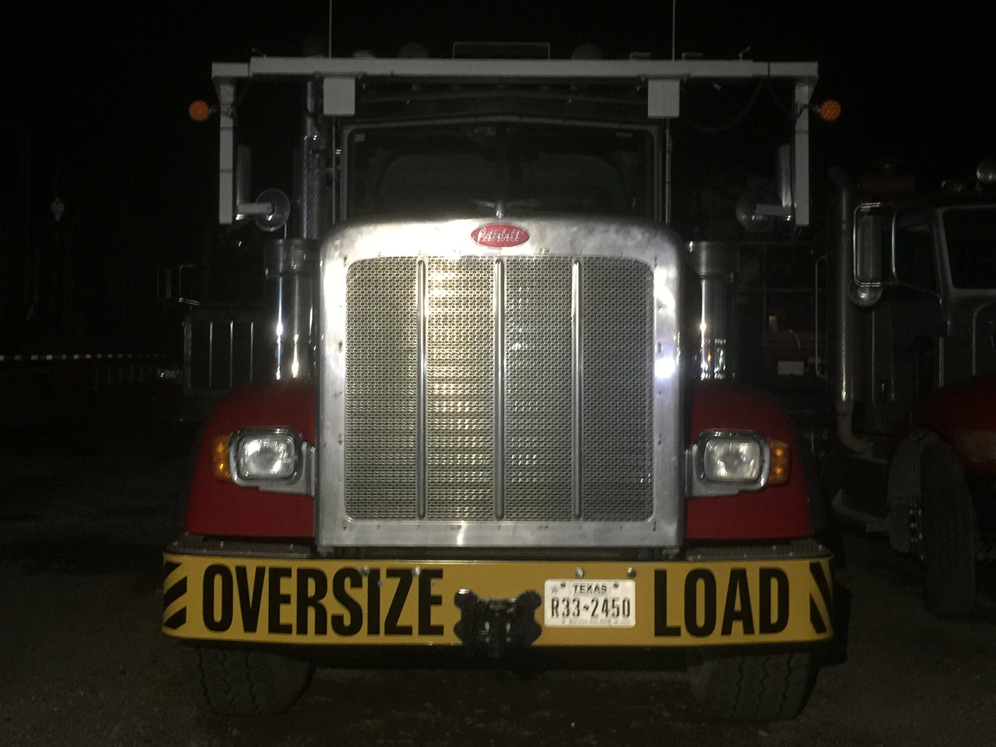 Peterbilt 11" High, Tow Hook w/License Plate Space