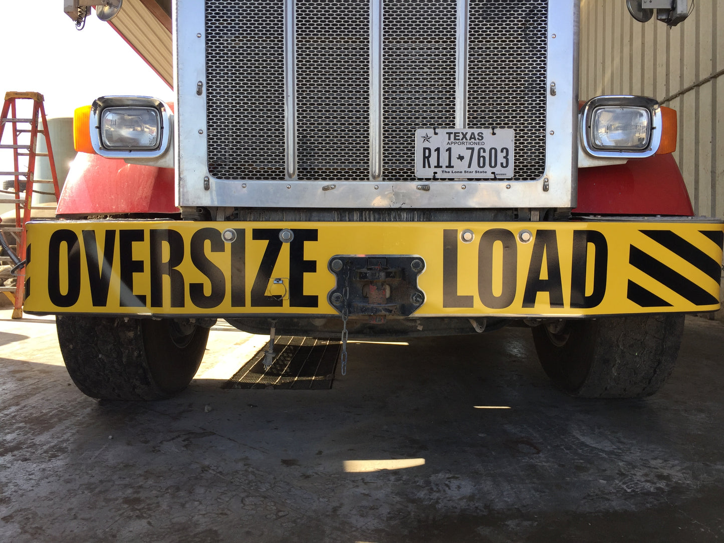 Peterbilt 11" High, Tow Hook w/No License Plate