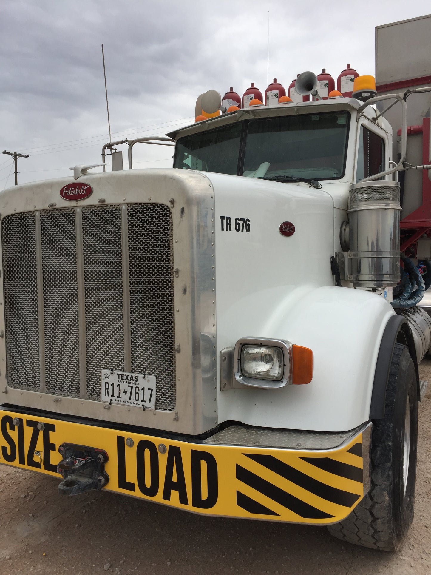 Peterbilt 11" High, Tow Hook w/No License Plate